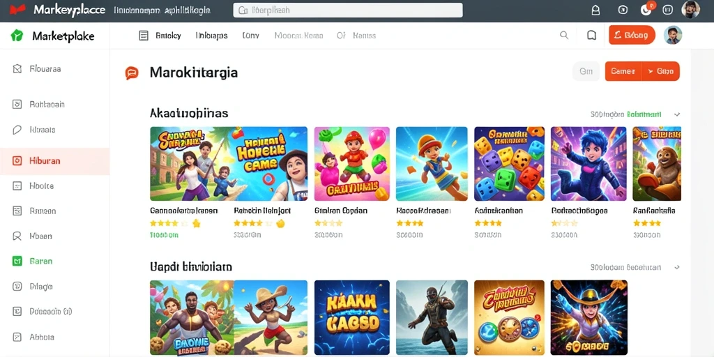 raja132 - Berbagai mode permainan yang dapat dipilih.